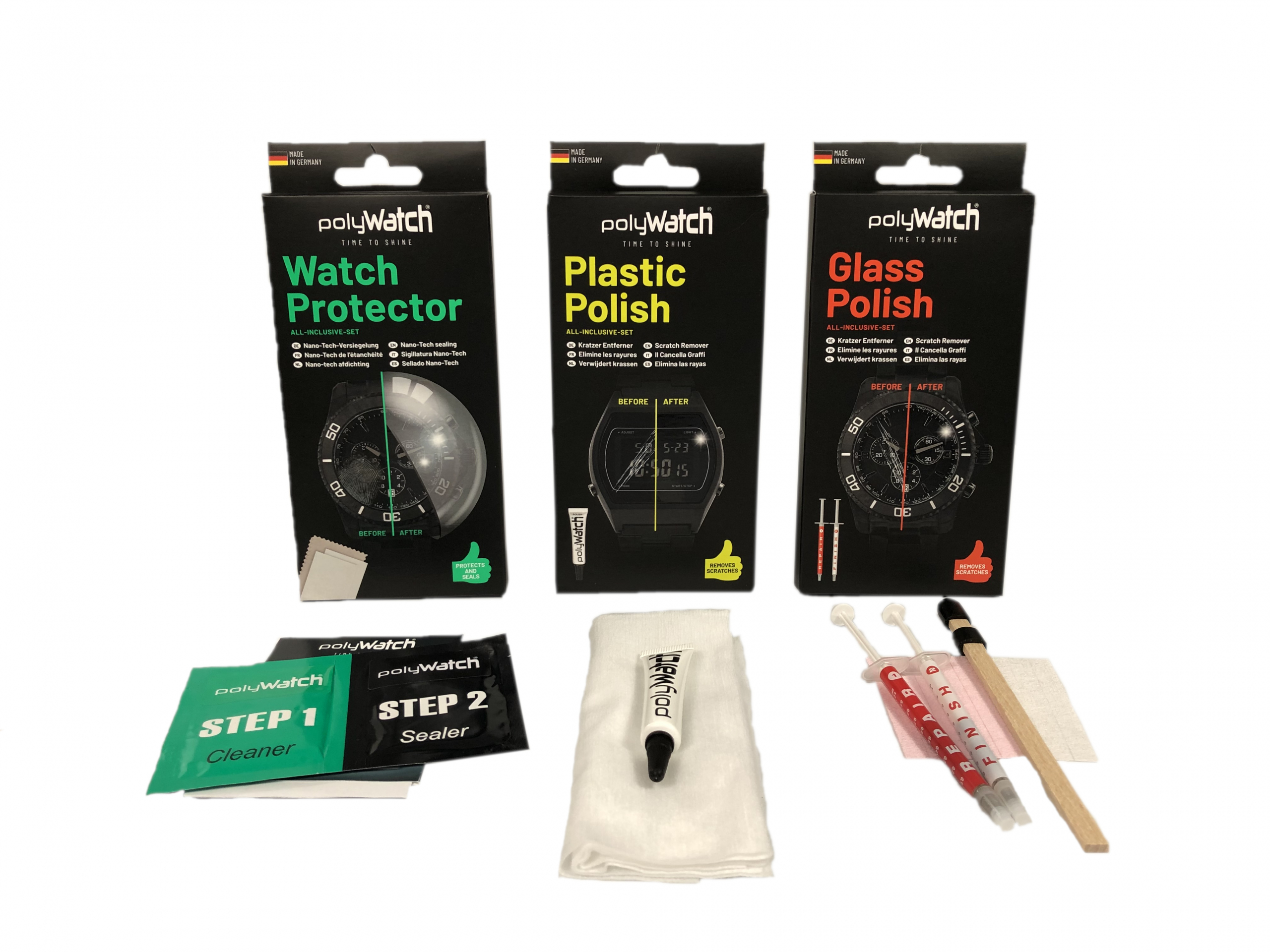 PolyWatch (Germany) Watch & Jewellery Efficient Cleaner Care Set